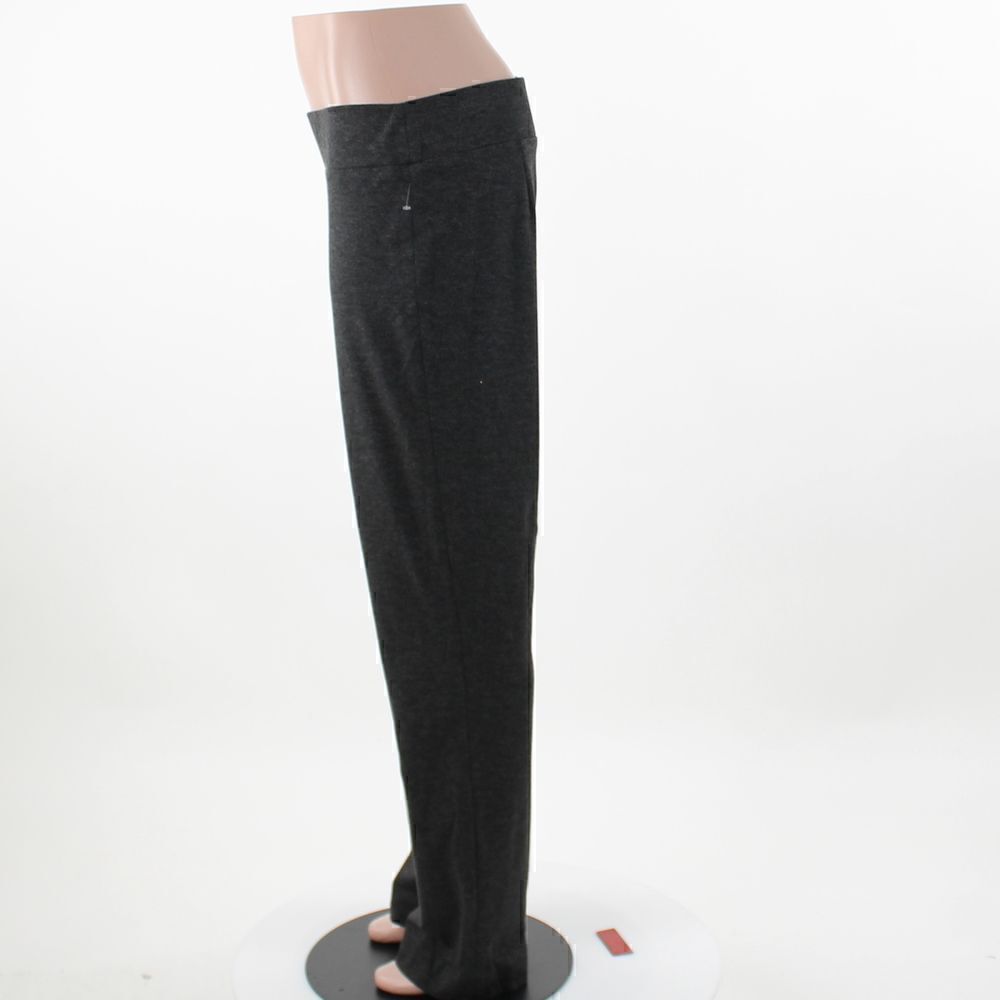 Kasper Plus Size Mid-Rise Pull-On Pants in Dark Gray - Picture 4 of 5